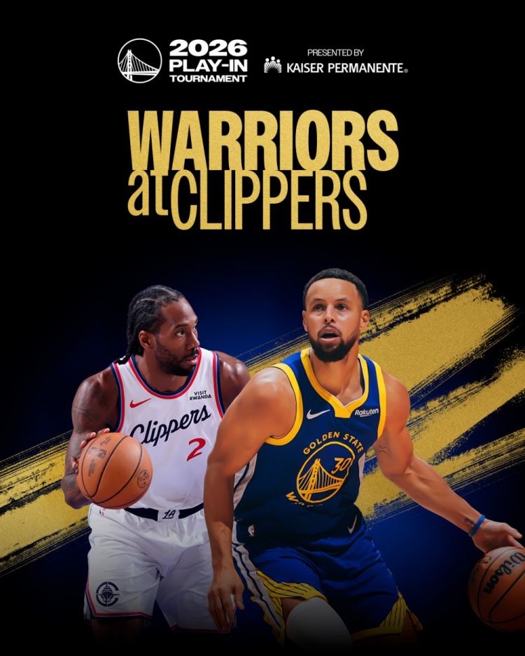 世界杯官网投注-胜算几何?勇士官方发海报预热附加赛:库里、伦纳德各自领衔